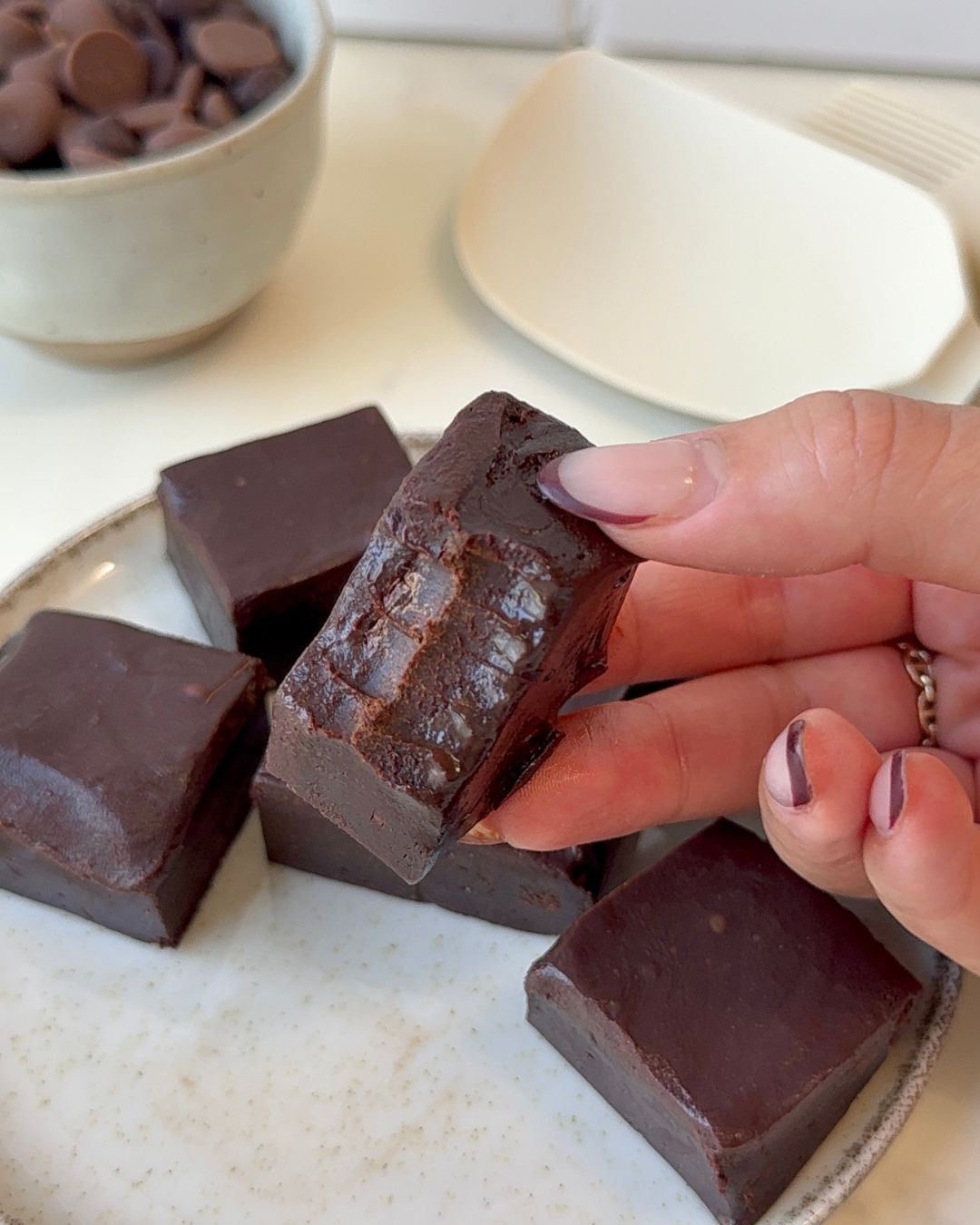 No Bake 3 Ingredient Brownie Bites